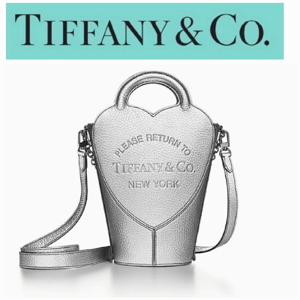 NWT Tiffany & Co. - Silver Leather Bag